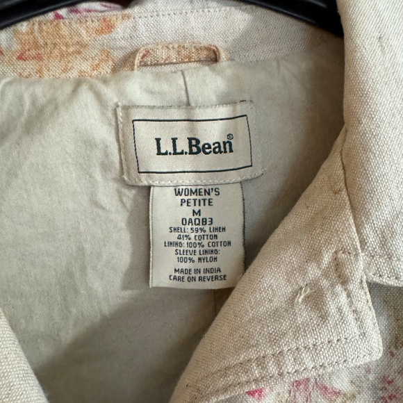 Women's LLBean Lined Cotton Blazer/Jacket -- (PM) - Picture 3 of 7